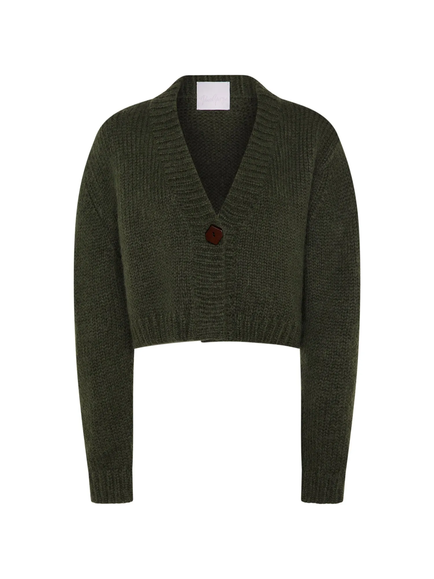 05 Elemental Chunky Cardigan | Green