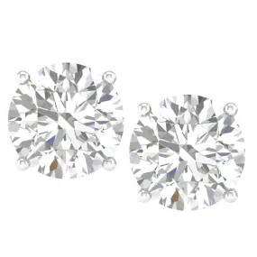 0.50ctw Lab Grown Diamond Studs | 14k White Gold