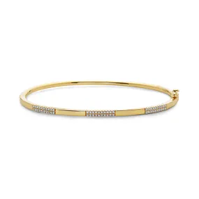 14ky Diamond Bangle