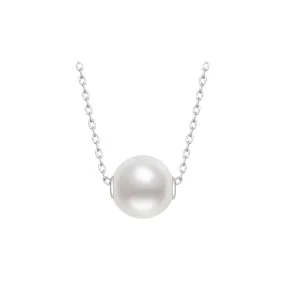 18K Solid Gold Interchangeable Freshwater Pearl Necklace KN00050 | Possibilities