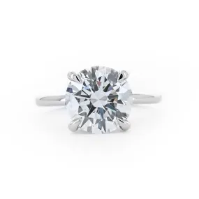 4.28ctw Round Lab-Grown Diamond Engagement Ring, Signature Solitaire - 950 Platinum