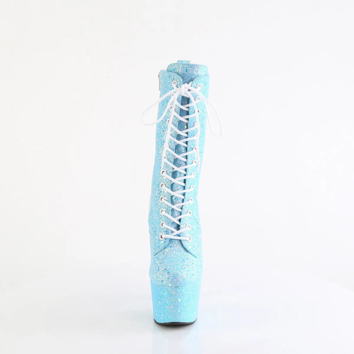 7 Inch Heel ADORE-1040-IG Baby Blue Glitter