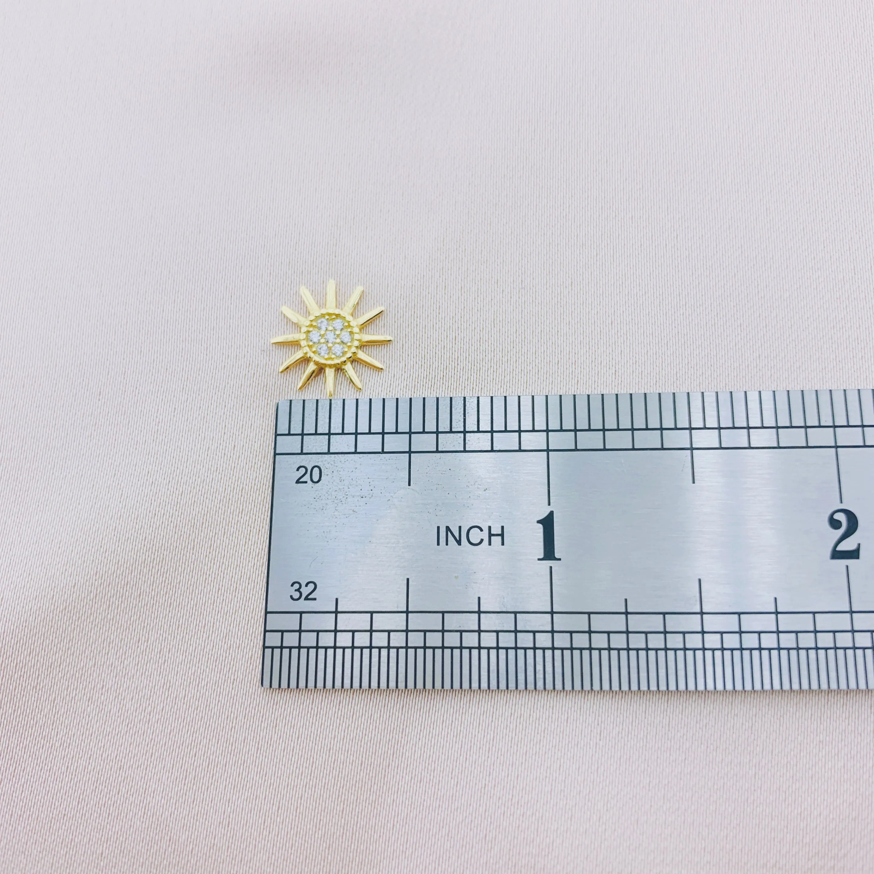 925 Silver Sunshine Stud Earring