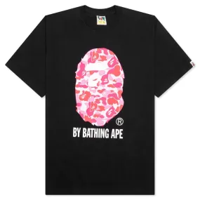 ABC Camo By Bathing Ape Tee - Black/Pink