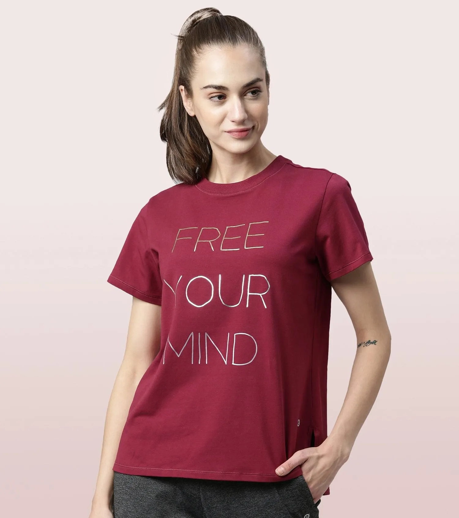 Active Cotton Tee | Short Sleeve Anti-Odour Cotton Tee With Graphic