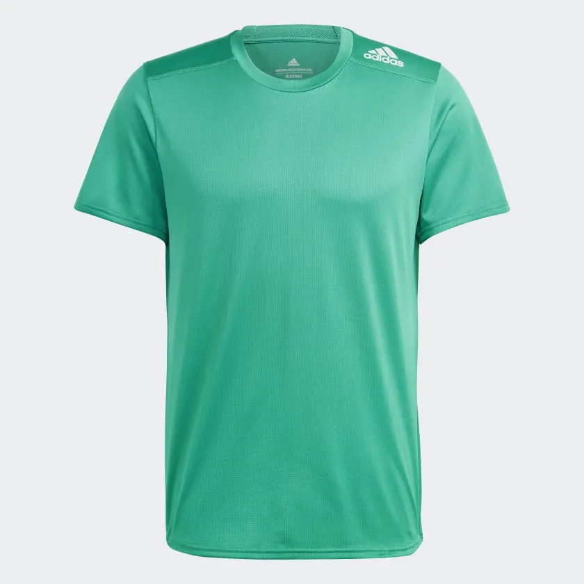 Adidas Designed 4 Running Tee - Court Green