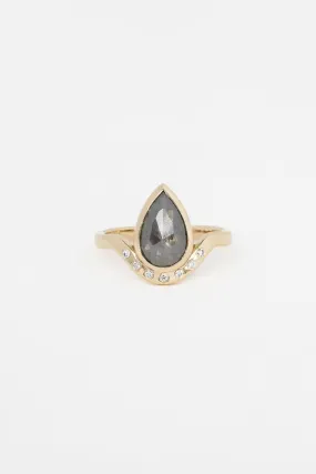 Aerie Ring with 1.63ct Salt & Pepper Diamond