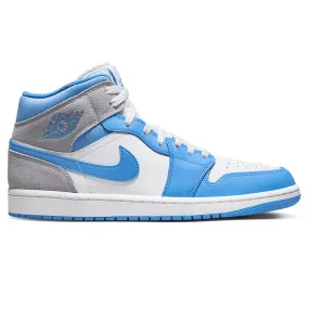 Air Jordan 1 Mid University Blue Grey