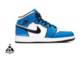 Air Jordan 1 Retro Mid “Signal Blue”