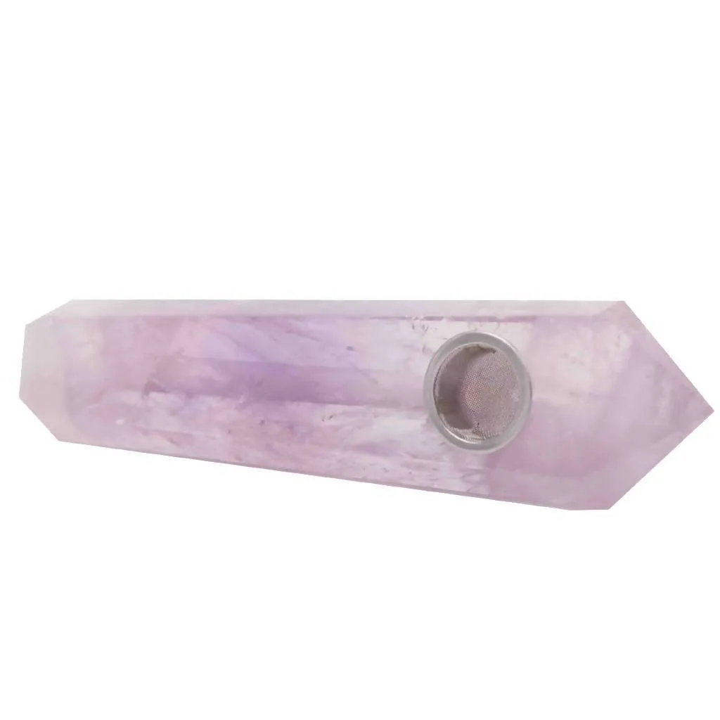 Amethyst Crystal Pipe