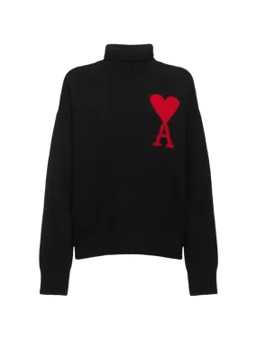 Ami de Coeur high-neck jumper