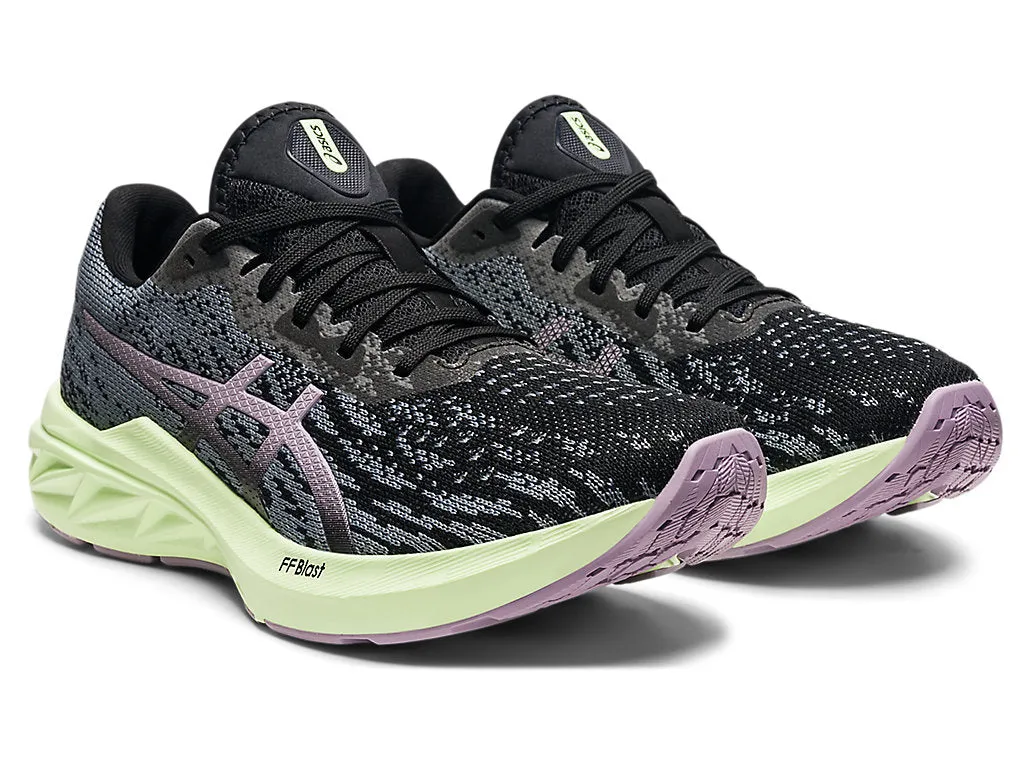 ASICS Women's DYNABLAST 2 (Black/Soft Lavender)