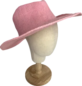 ASOS Pink Straw Cowboy Hat One Size