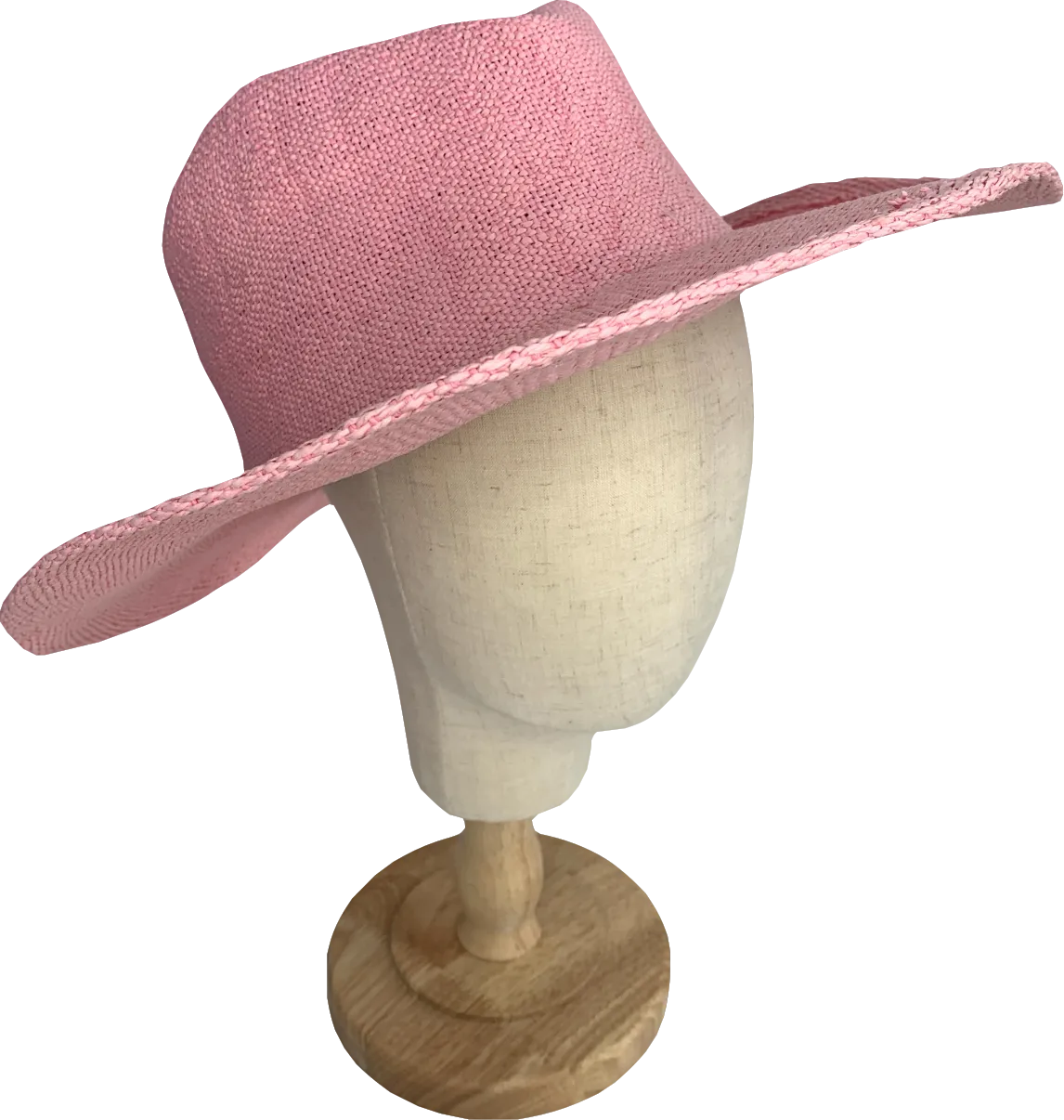 ASOS Pink Straw Cowboy Hat One Size