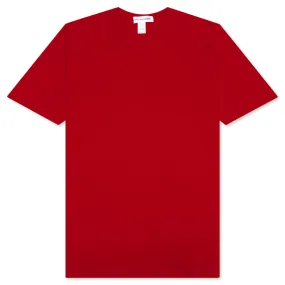 Back Logo S/S Tee - Red