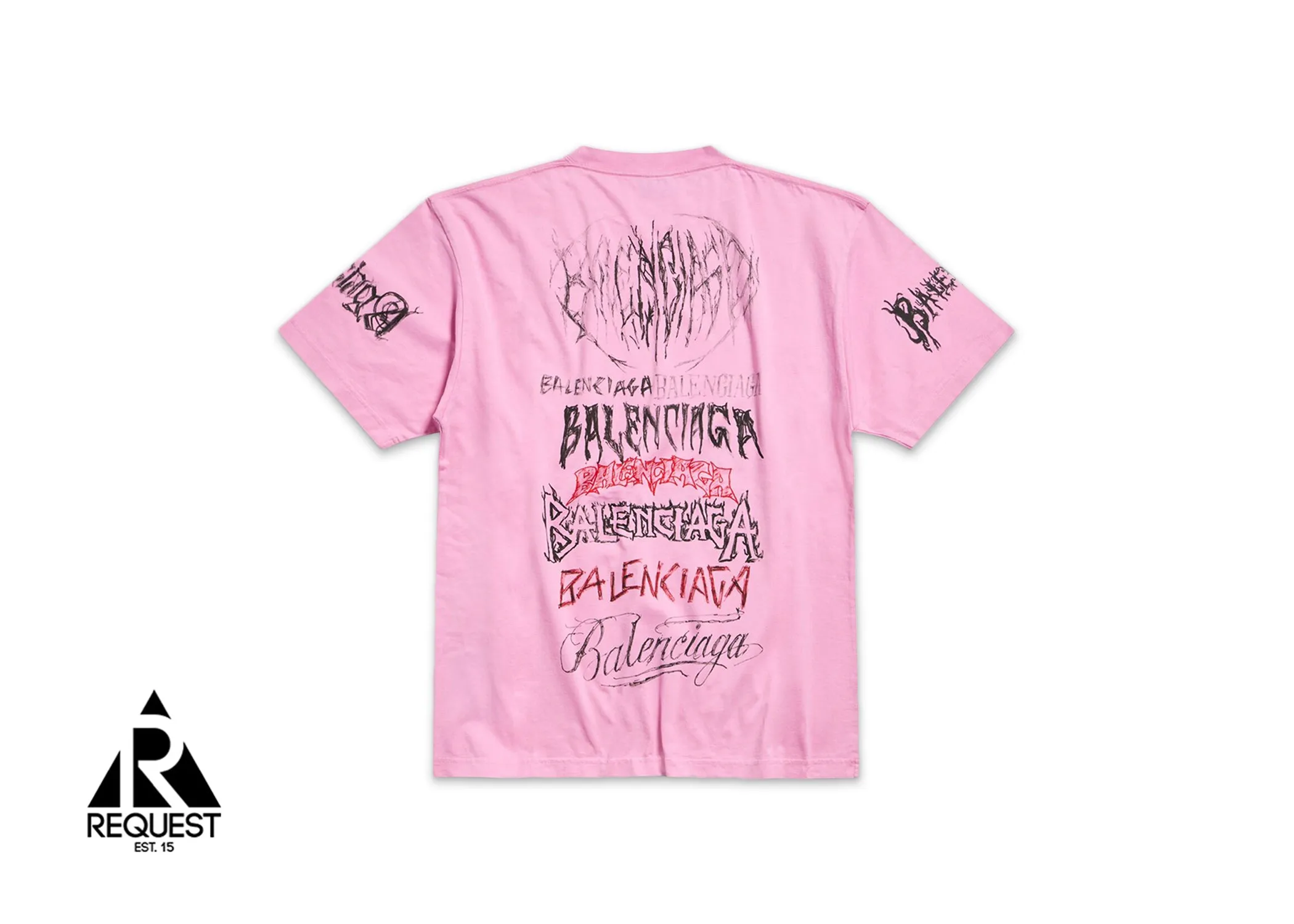 Balenciaga DIY Metal Tee Pink