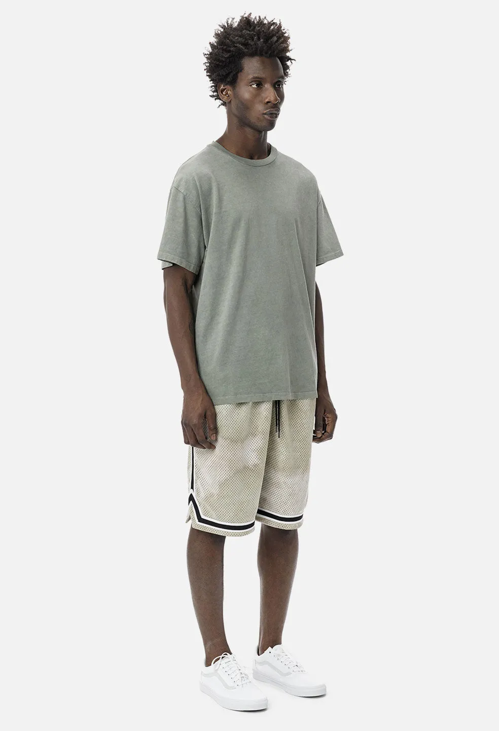 Basalt Tee / Washed Army