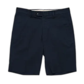 Bazile bermuda shorts in stretch gabardine cotton (dark blue)