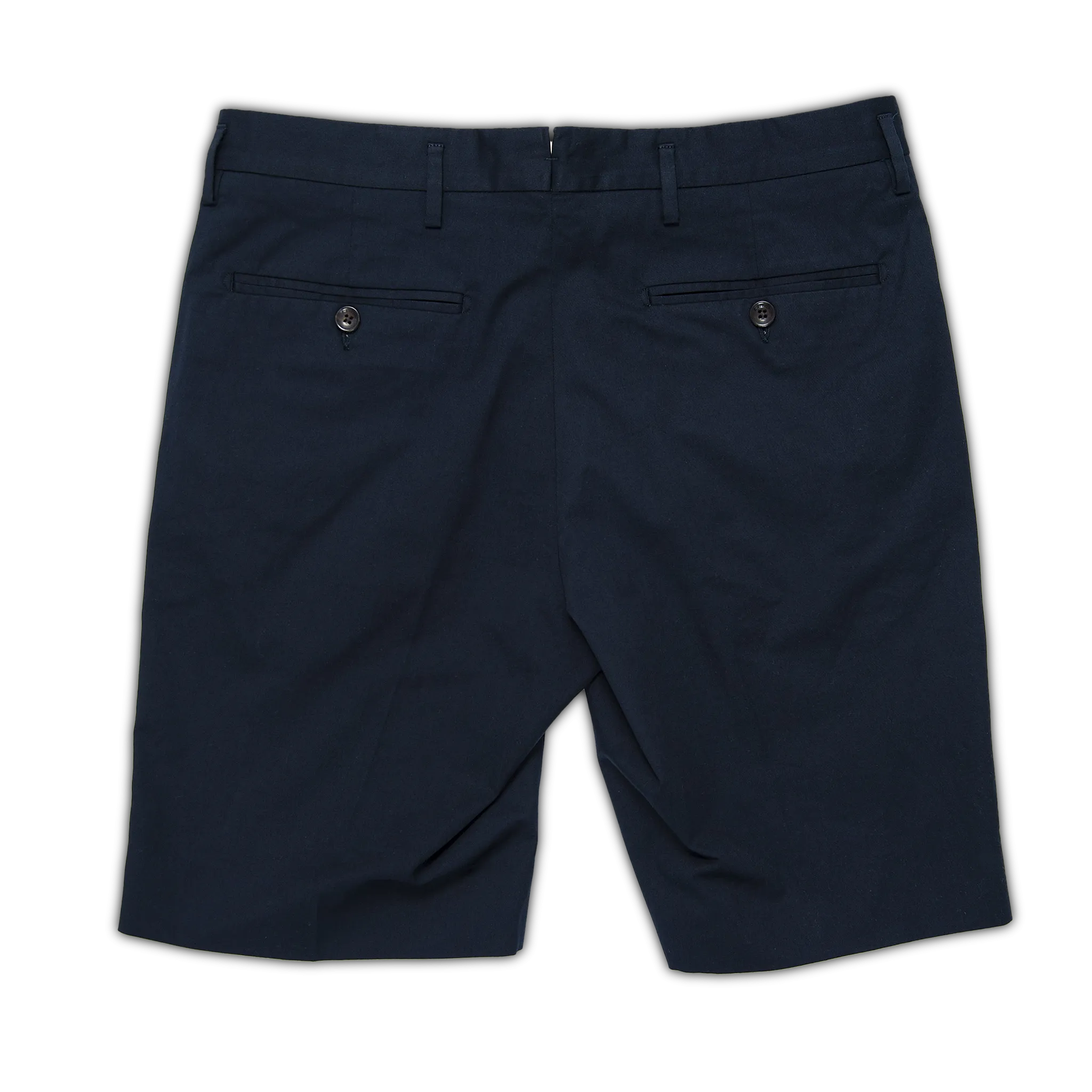 Bazile bermuda shorts in stretch gabardine cotton (dark blue)