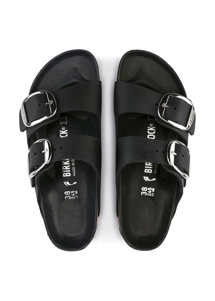 Birkenstock Arizona Big Buckle Oiled Leather 1011075 Black