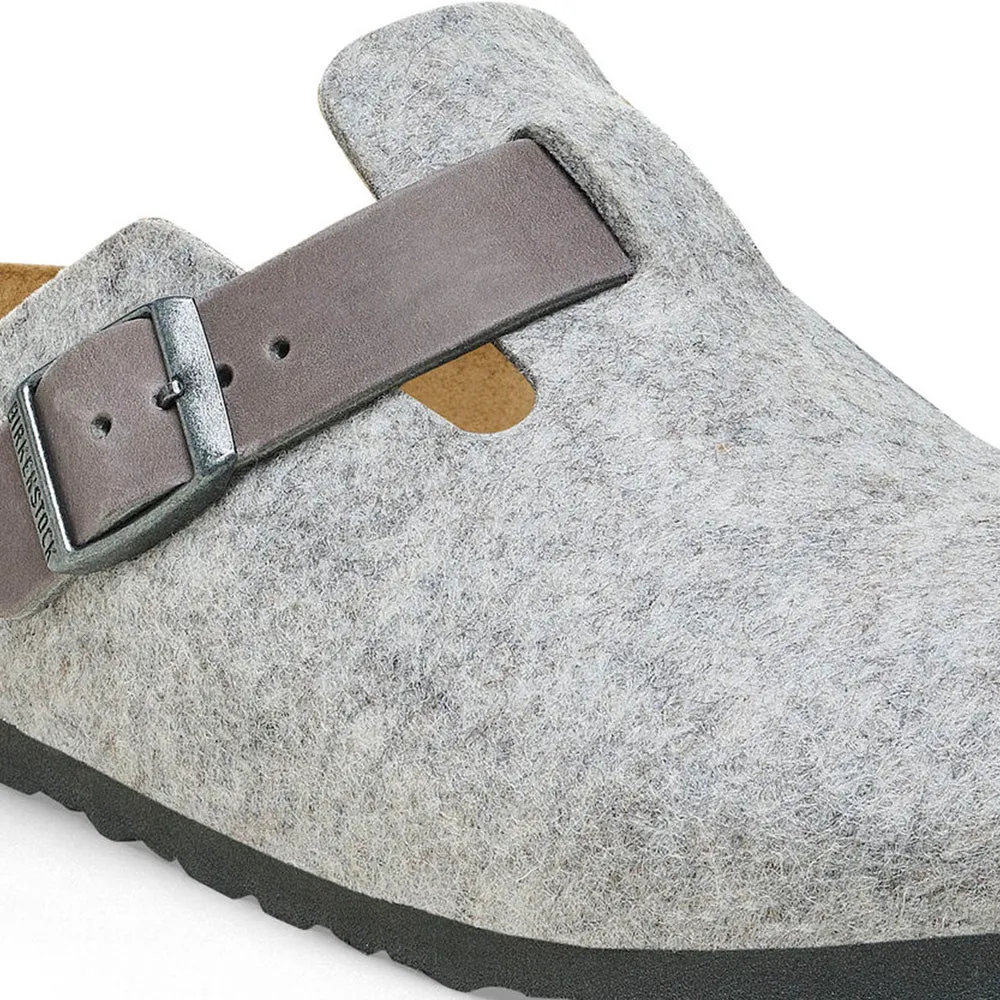 Birkenstock Boston Light Grey Felt