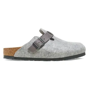 Birkenstock Boston Light Grey Felt