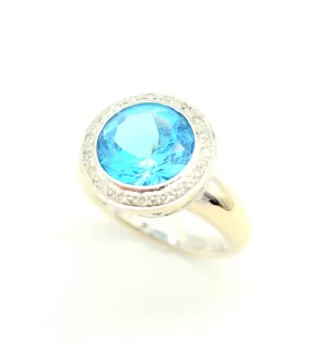 Blue Topaz Ring