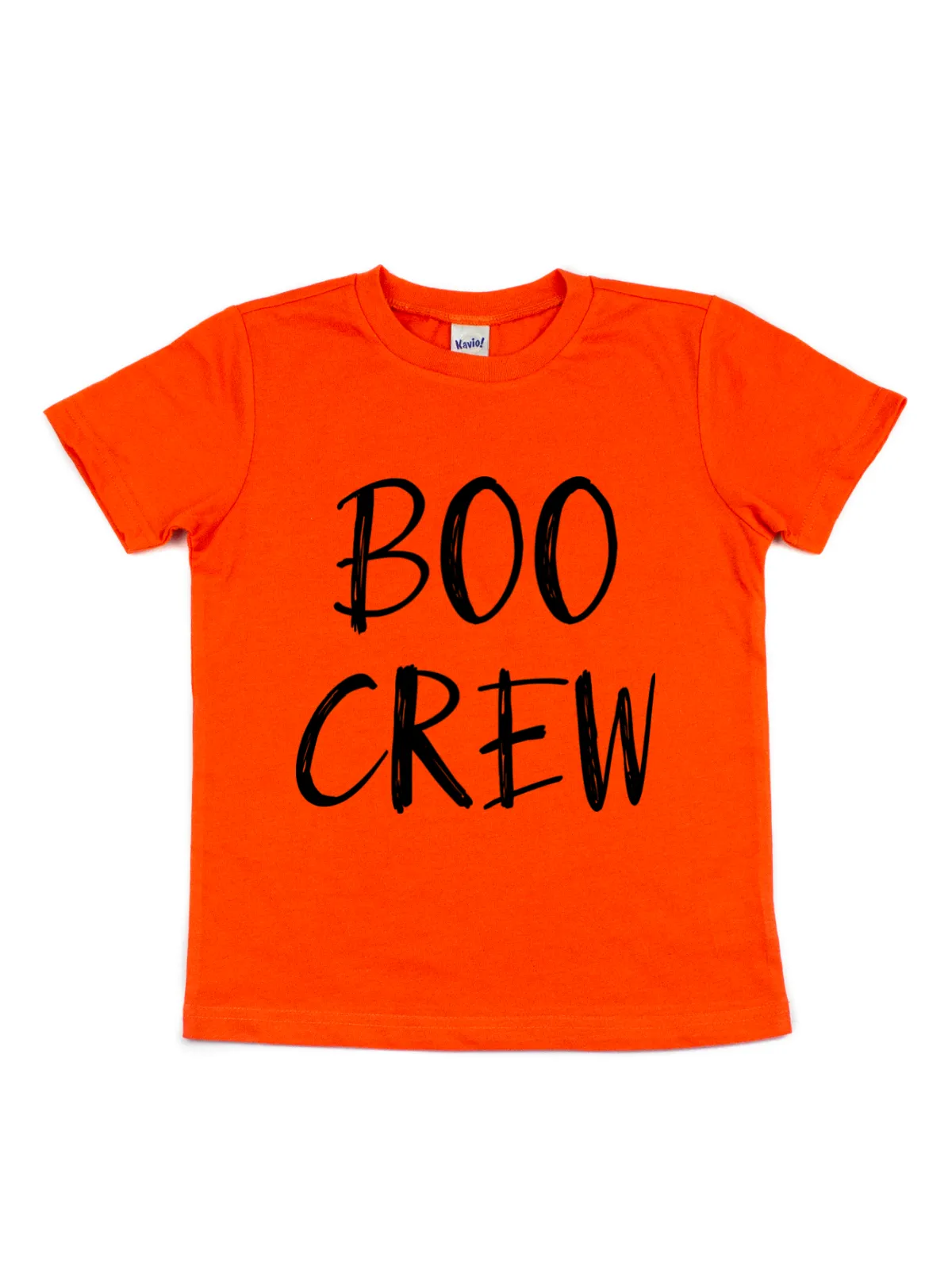 Boo Crew Kids Shirt - Black, White, & Orange