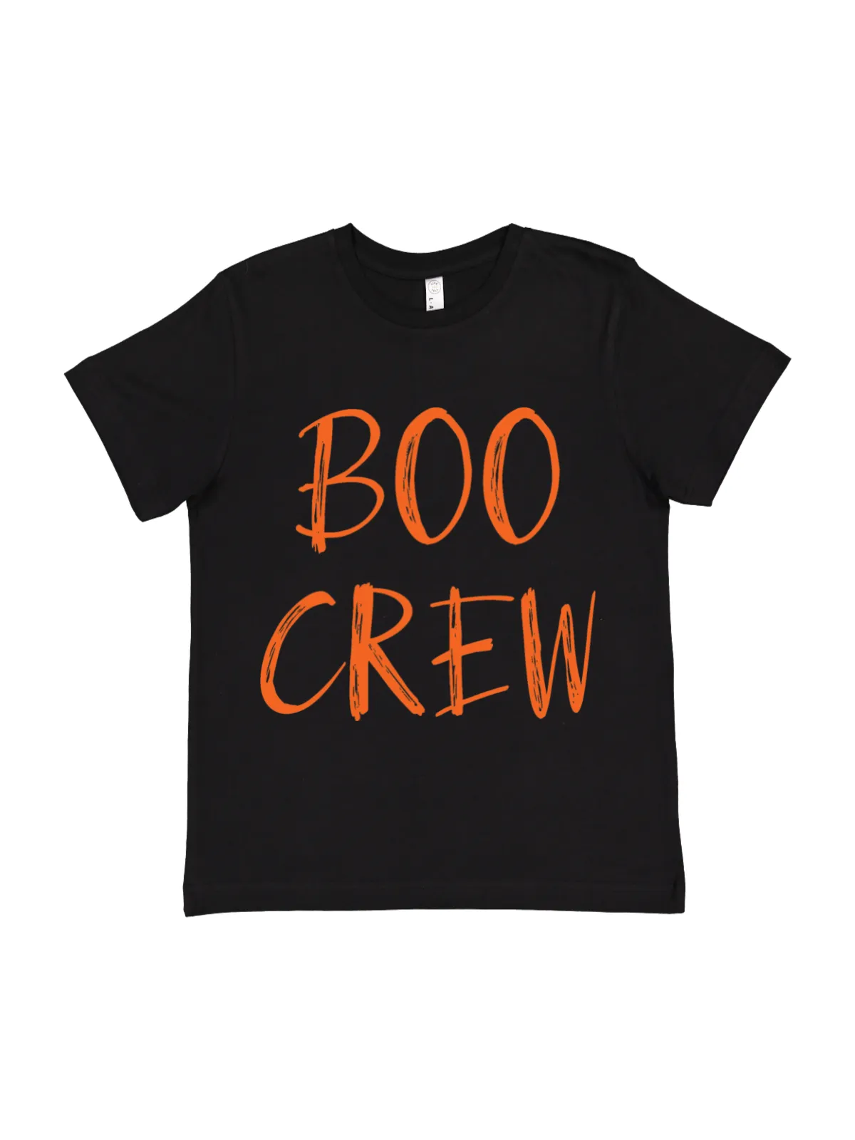 Boo Crew Kids Shirt - Black, White, & Orange