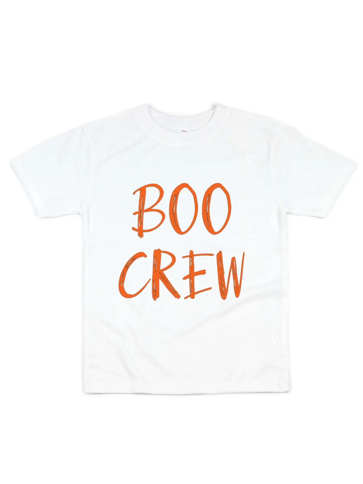 Boo Crew Kids Shirt - Black, White, & Orange