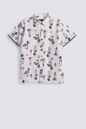 BOYS PRINTED SHIRT