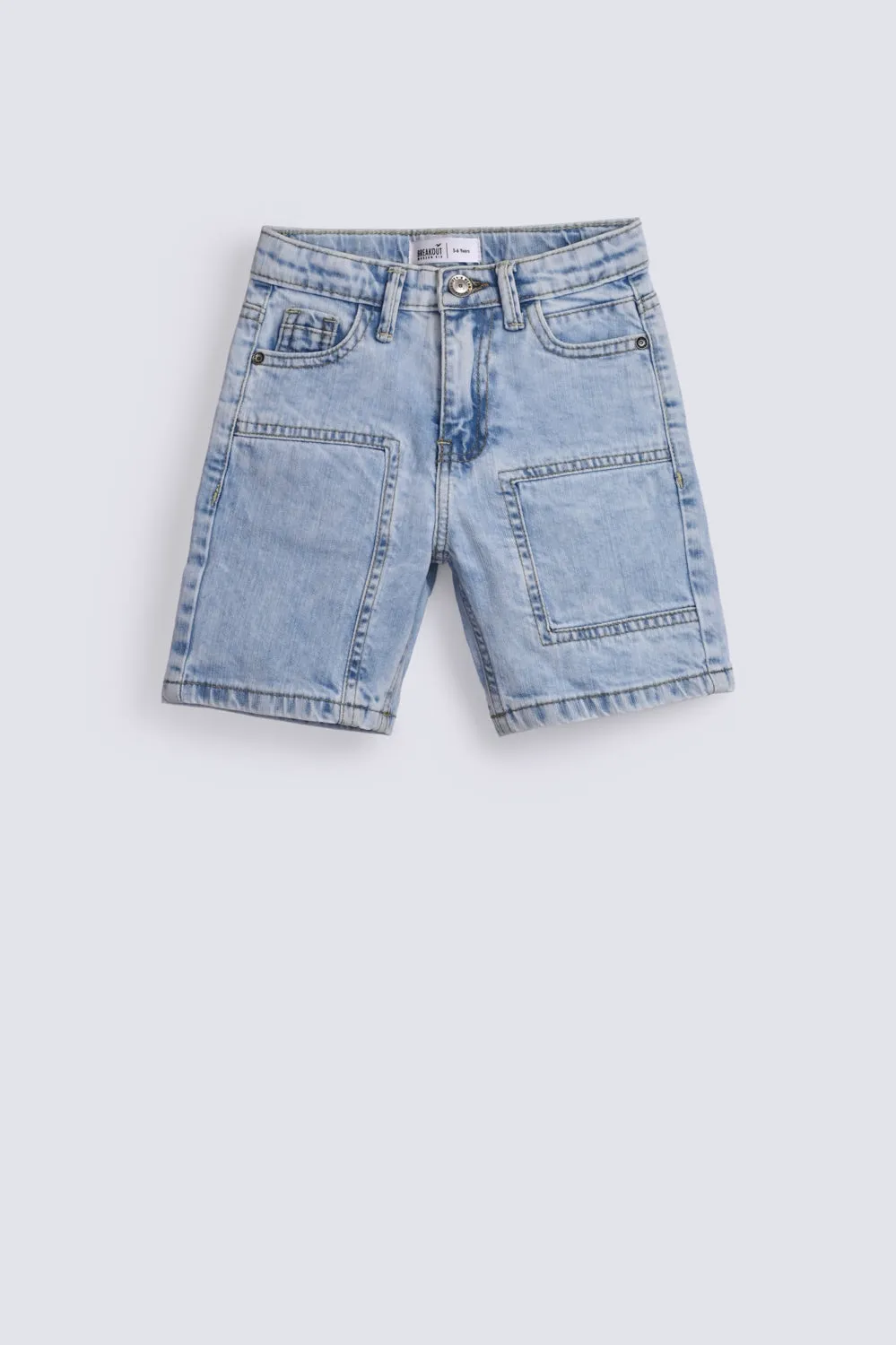 BOYS RANDOM WASHED DENIM SHORTS