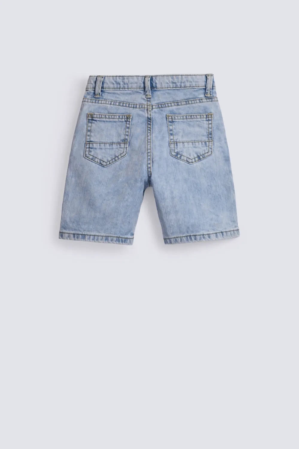 BOYS RANDOM WASHED DENIM SHORTS