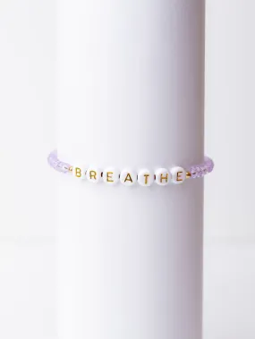 BREATHE Crystal Beaded Bracelet