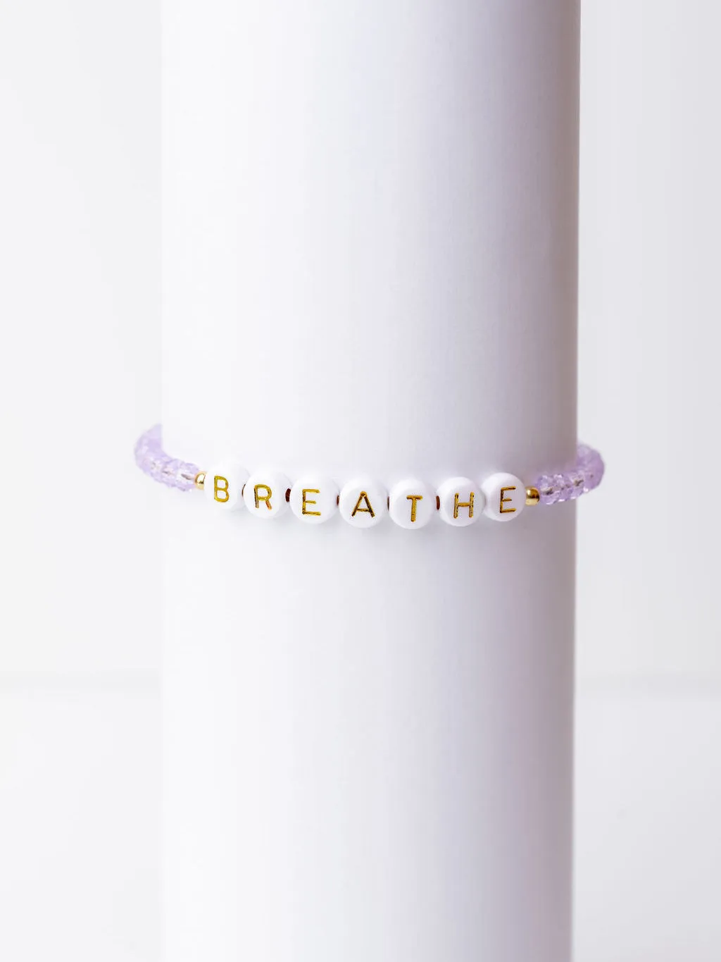 BREATHE Crystal Beaded Bracelet