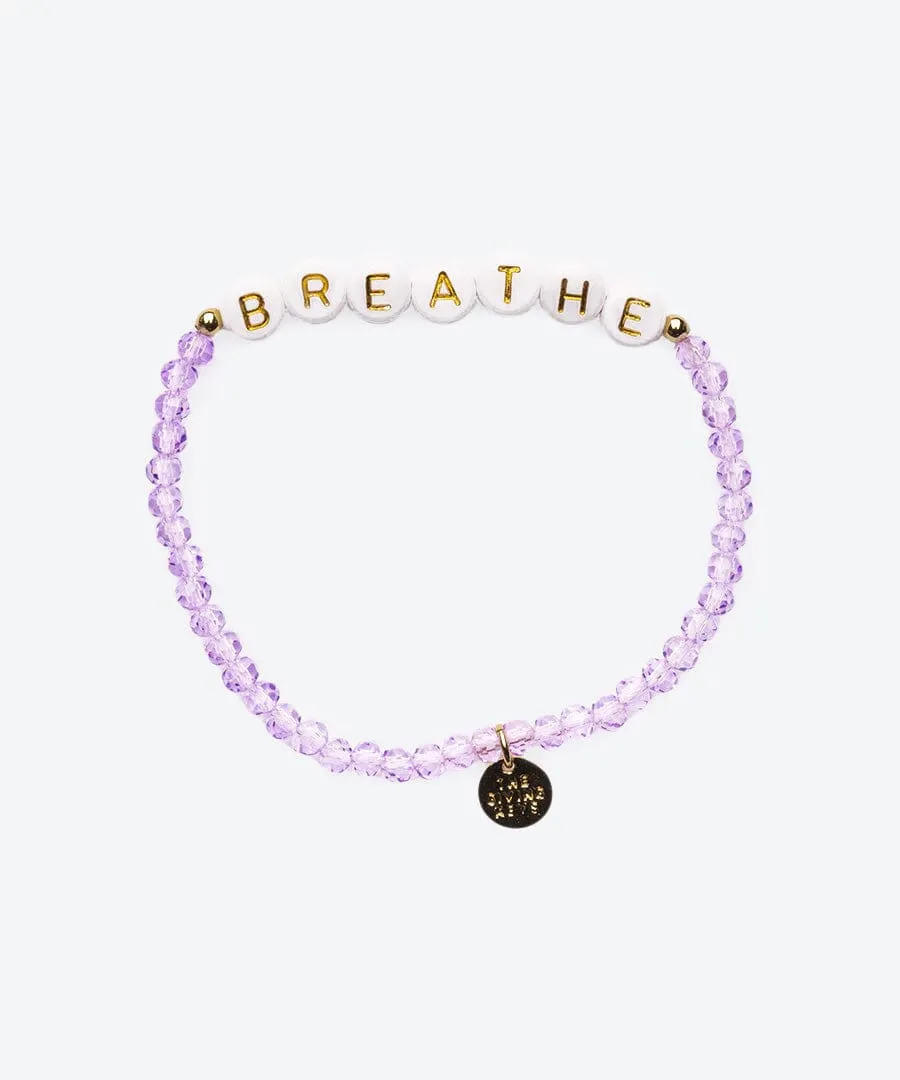 BREATHE Crystal Beaded Bracelet