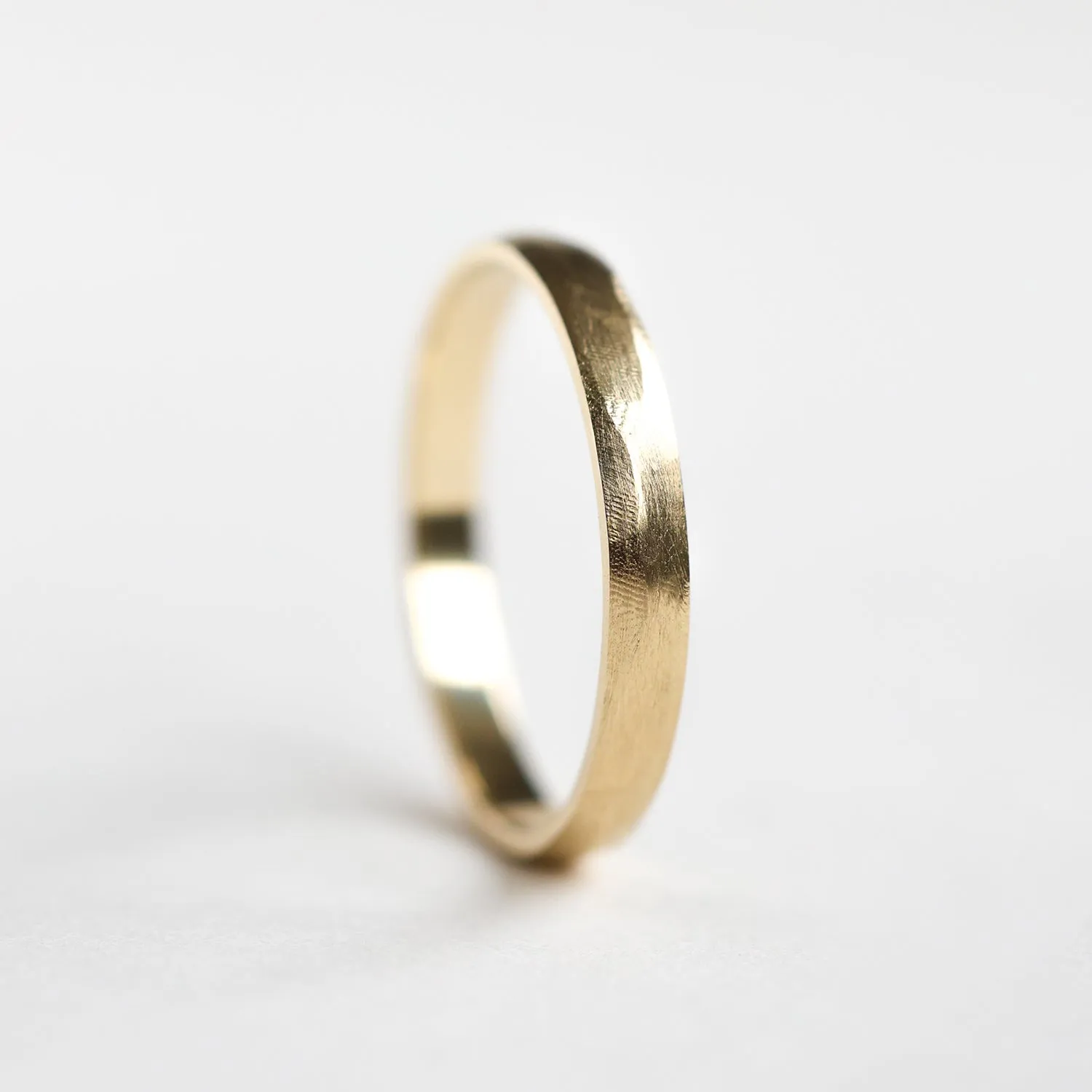 Brushed Gold Band Unisex