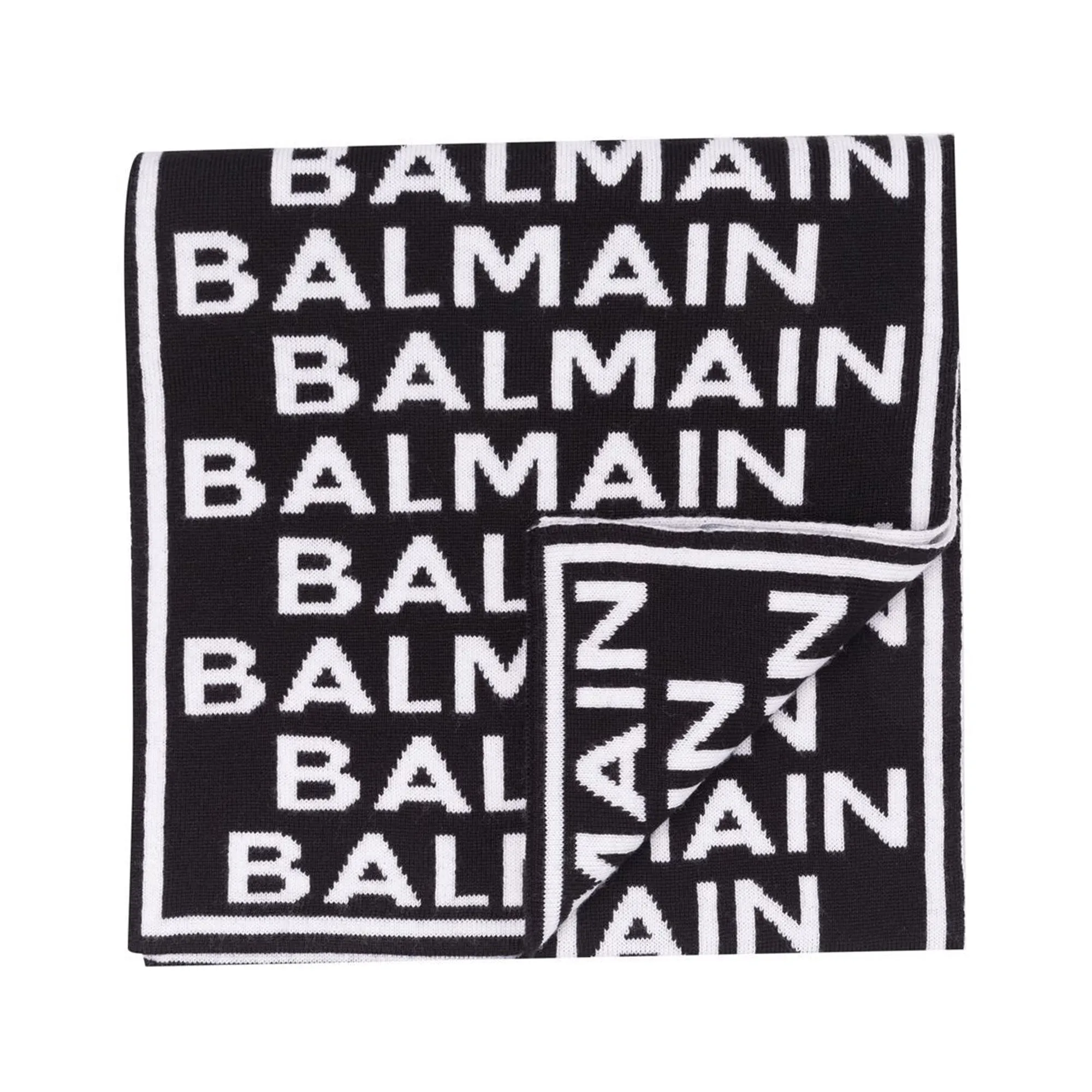 Bufanda BALMAIN negra unisex