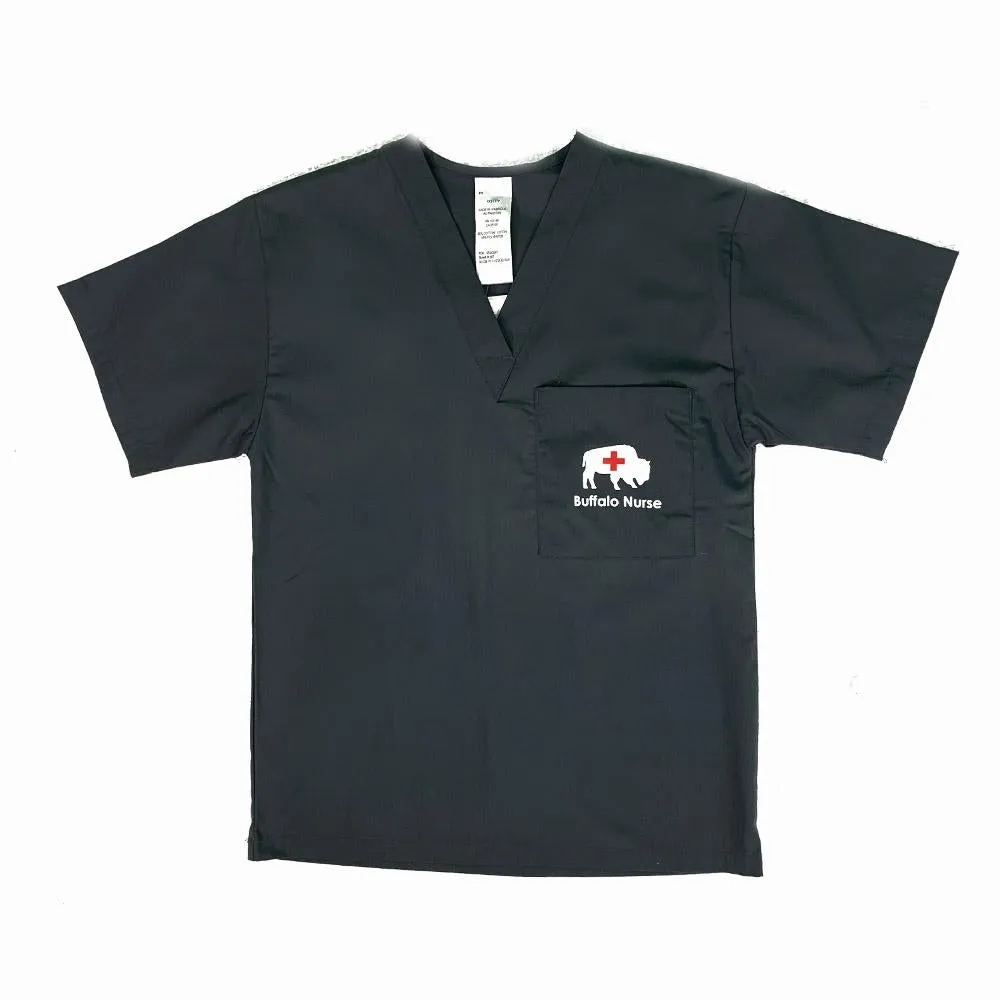 Buffalo Nurse Scrub Top