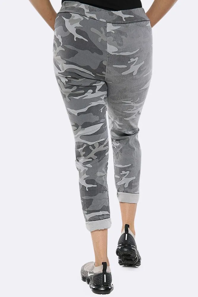 Camouflage Printed Magic Pant