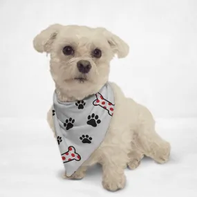 Candy Cane Bones Cat & Dog Bandana