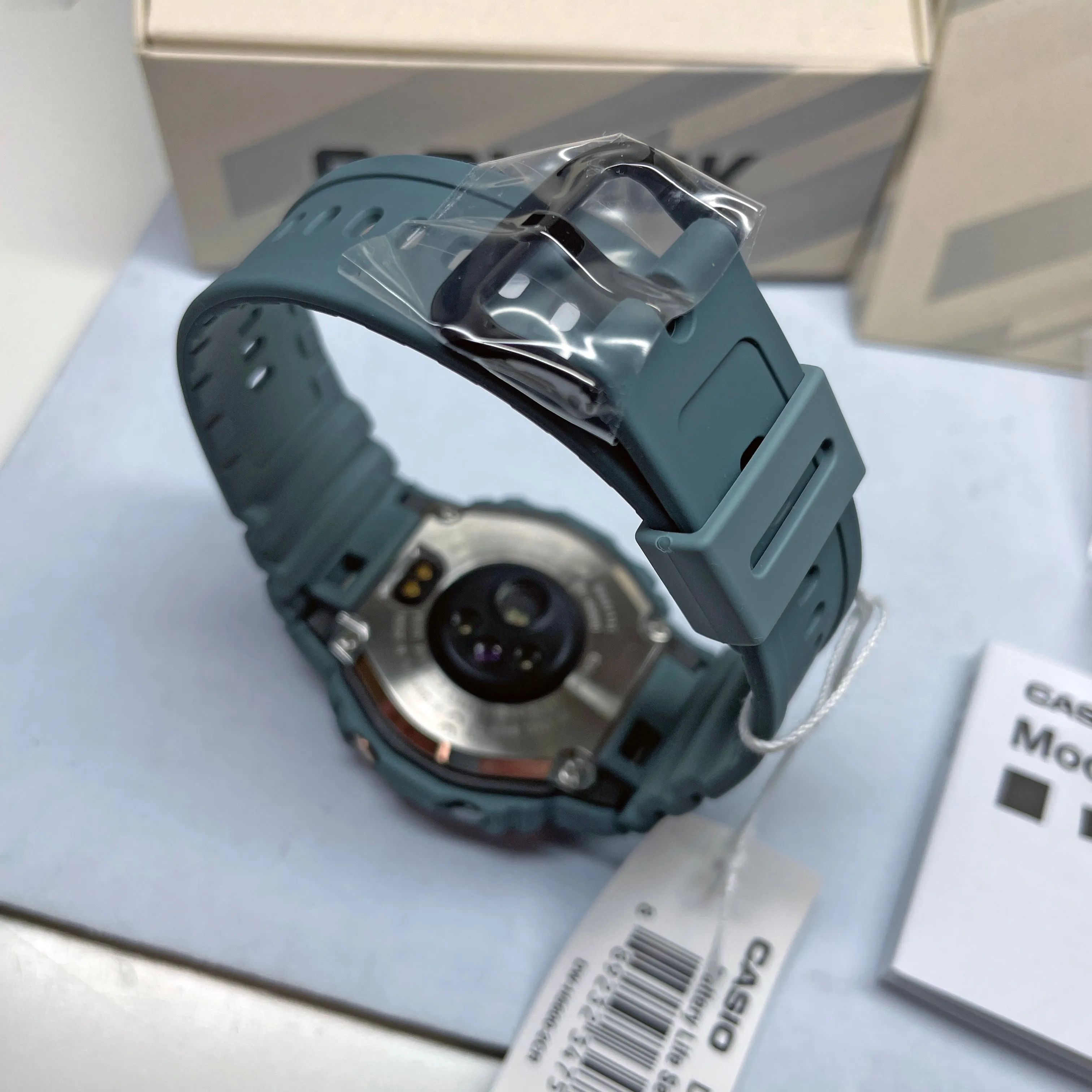 CASIO G-SHOCK DWH5600-2 Teal Move Heart Rate Monitor Solar Activity Watch