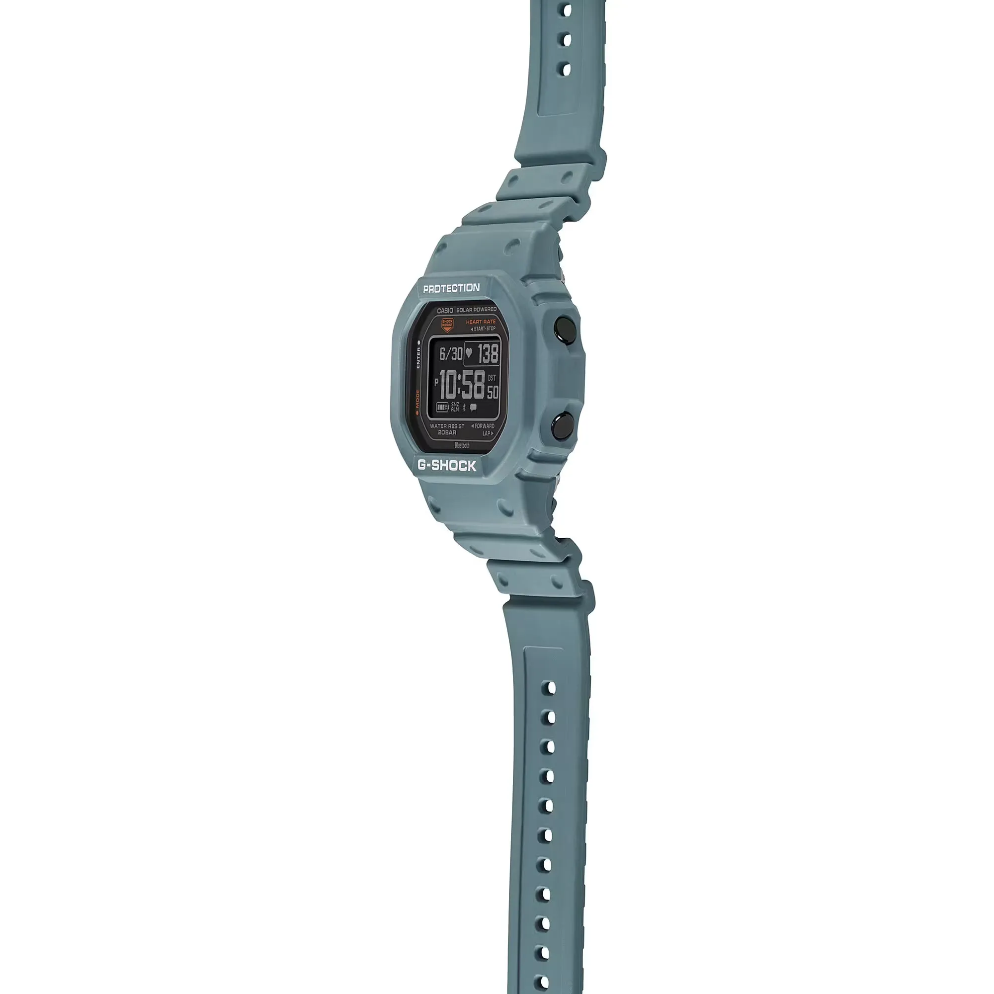 CASIO G-SHOCK DWH5600-2 Teal Move Heart Rate Monitor Solar Activity Watch