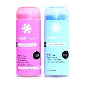 Chilly Towel - Frosty Pink & Cool Blue (Duo Pack)