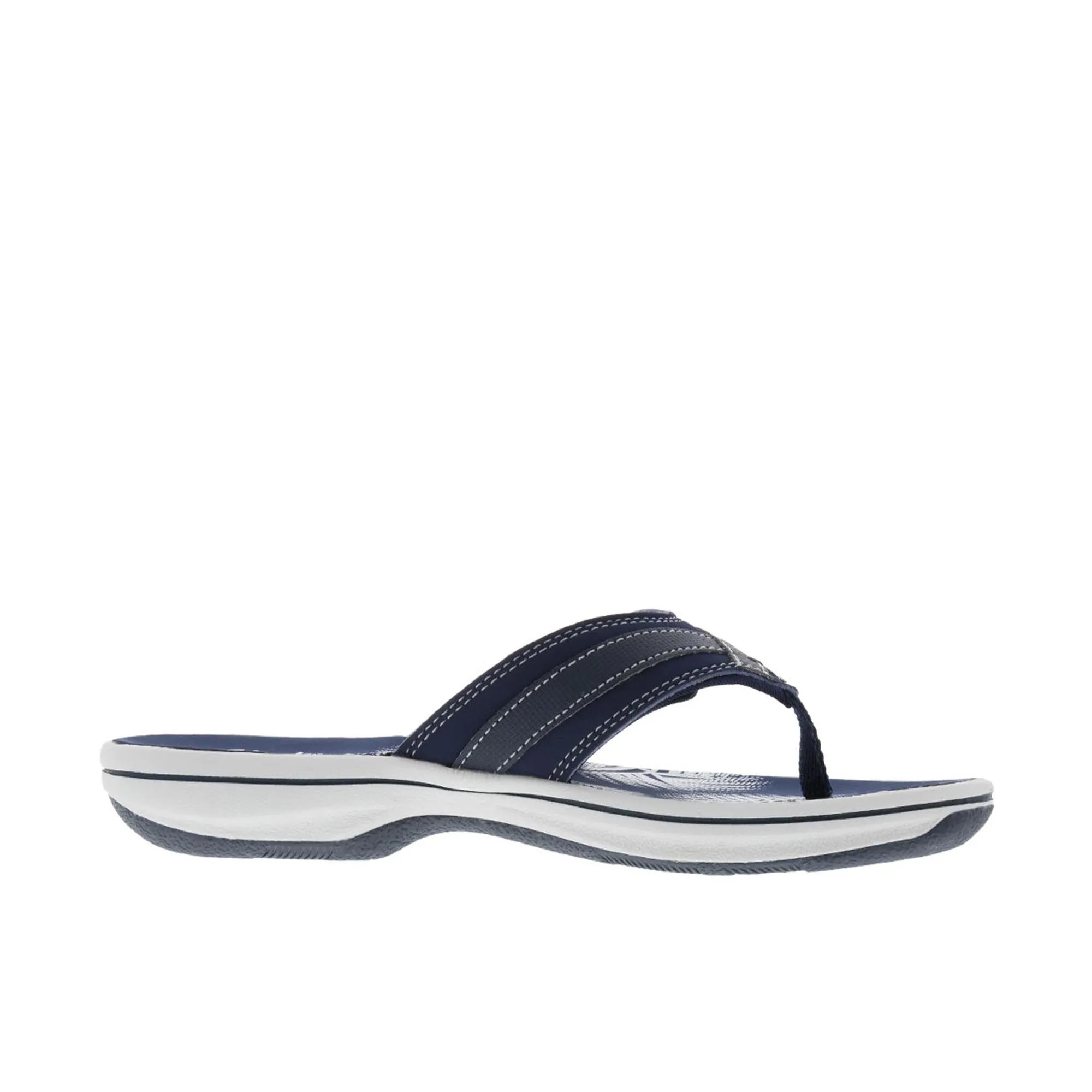 Clarks Womens Breeze Sea Synthetic Navy