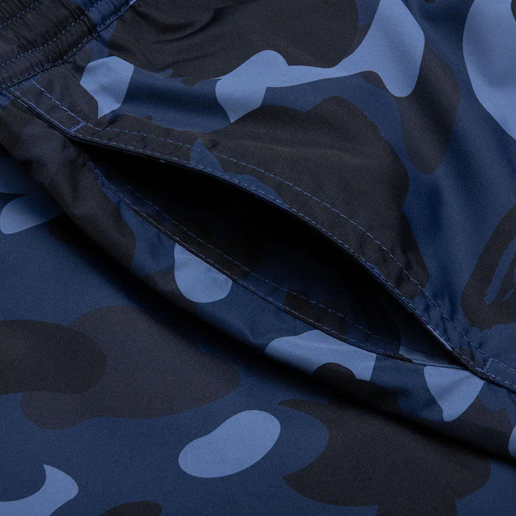 Color Camo Shark Reversible Shorts - Navy