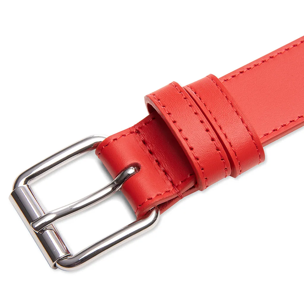 Comme des Garcons SA0911HL Huge Logo Belt - Red