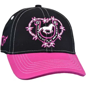 Cowgirl Hardware Girls' Horseshoe Cap