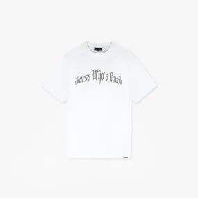 CROYEZ GUESS WHOS BACK T-SHIRT - WHITE/VINTAGE GREY