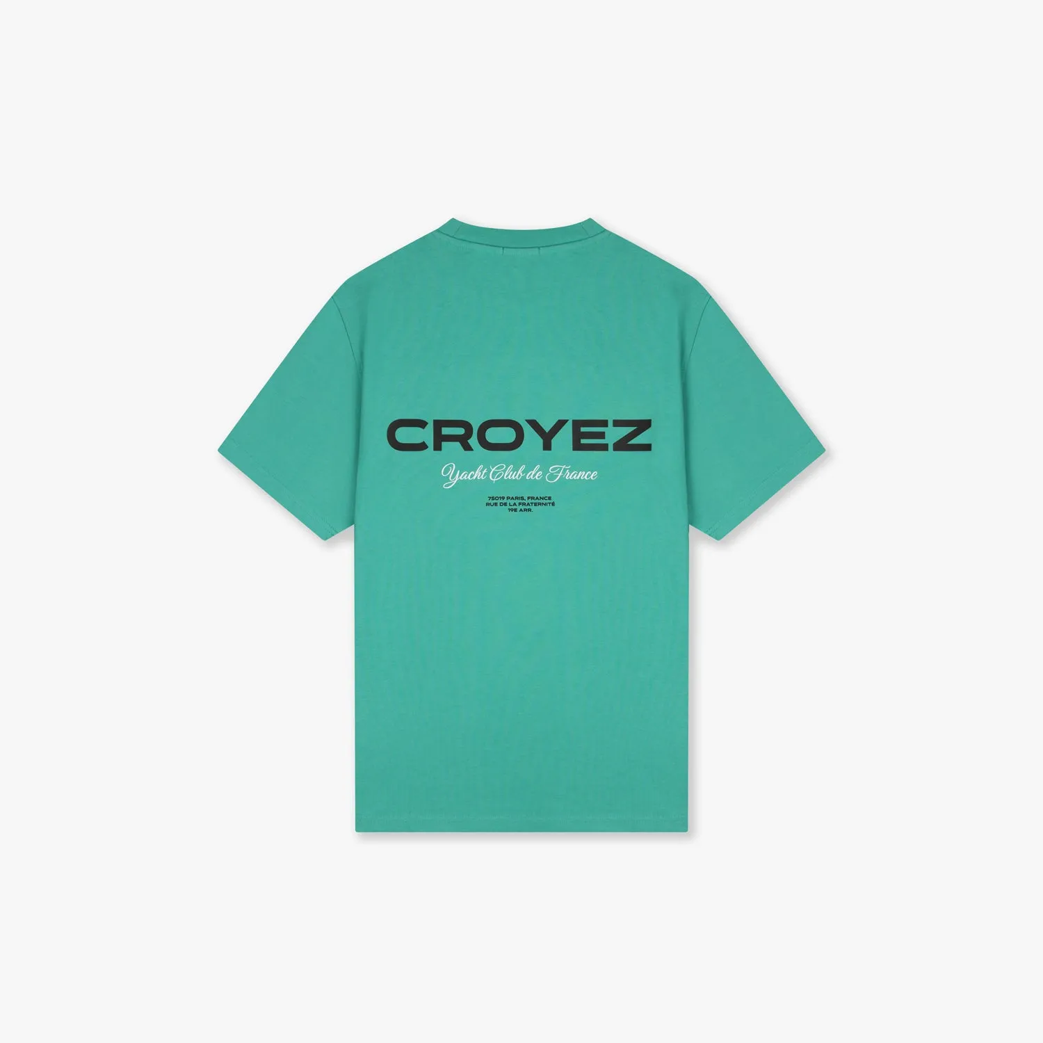 CROYEZ YACHT CLUB T-SHIRT - TEAL/BLACK